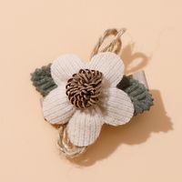 Sweet Flower Knit Hair Clip sku image 7