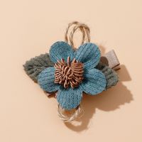 Sweet Flower Knit Hair Clip sku image 3