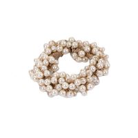 Simple Style Solid Color Imitation Pearl Beaded Hair Tie main image 4