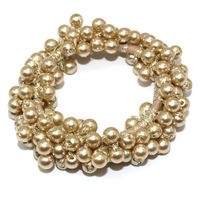 Simple Style Solid Color Imitation Pearl Beaded Hair Tie sku image 3