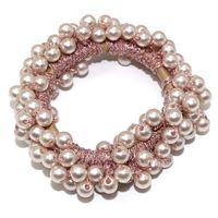 Simple Style Solid Color Imitation Pearl Beaded Hair Tie sku image 7