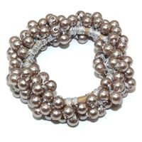 Simple Style Solid Color Imitation Pearl Beaded Hair Tie sku image 8