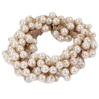 Simple Style Solid Color Imitation Pearl Beaded Hair Tie sku image 9