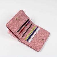 Unisex Solid Color Pu Leather Open Coin Purses main image 5