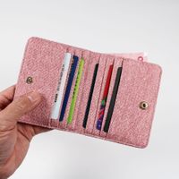 Unisex Solid Color Pu Leather Open Coin Purses main image 4