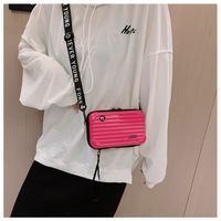 Women's Mini Pvc Solid Color Streetwear Square Zipper Crossbody Bag main image 5