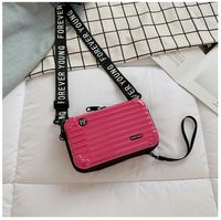 Women's Mini Pvc Solid Color Streetwear Square Zipper Crossbody Bag sku image 8
