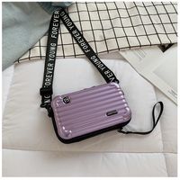 Women's Mini Pvc Solid Color Streetwear Square Zipper Crossbody Bag sku image 4