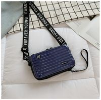 Women's Mini Pvc Solid Color Streetwear Square Zipper Crossbody Bag sku image 5