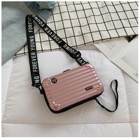 Women's Mini Pvc Solid Color Streetwear Square Zipper Crossbody Bag sku image 14