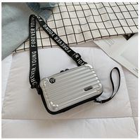 Women's Mini Pvc Solid Color Streetwear Square Zipper Crossbody Bag sku image 12