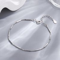 Simple Style Geometric Sterling Silver Plating Gold Plated Silver Plated Bracelets main image 5