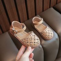 Girl's Basic Solid Color Round Toe Casual Sandals main image 2