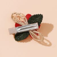 Sweet Flower Knit Hair Clip main image 4