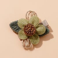 Sweet Flower Knit Hair Clip sku image 5