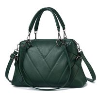 Women's Large All Seasons Pu Leather Classic Style Handbag sku image 2
