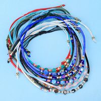 Simple Style Round Artificial Crystal Seed Bead Rope Wholesale Bracelets main image 4