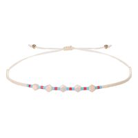 Estilo Simple Ronda Cristal Artificial Cuenta De Semillas Soga Venta Al Por Mayor Pulsera sku image 12