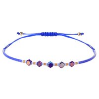 Estilo Simple Ronda Cristal Artificial Cuenta De Semillas Soga Venta Al Por Mayor Pulsera sku image 10