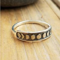 Simple Style Moon Alloy Wholesale Rings main image 1