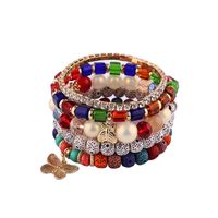 Retro Round Wooden Beads Beaded Women's Bracelets main image 5
