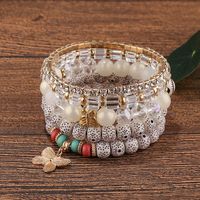 Retro Round Wooden Beads Beaded Women's Bracelets sku image 3