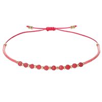 Simple Style Round Bead, Stone Beaded Bracelets sku image 2