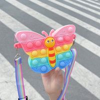 Women's Butterfly Silica Gel Buckle Kids Wallets main image 4