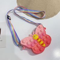 Women's Butterfly Silica Gel Buckle Kids Wallets sku image 2