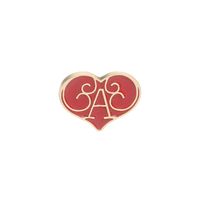 Cartoon Style Heart Shape Crown Alloy Metal Stoving Varnish Unisex Brooches sku image 4