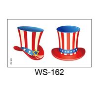 Independence Day American Flag Pvc Tattoos & Body Art 1 Piece sku image 12