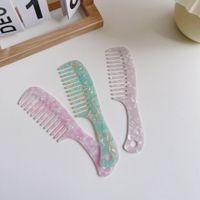 Simple Style Marble Acetic Acid Sheets Hair Combs main image 5