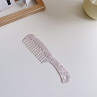 Simple Style Marble Acetic Acid Sheets Hair Combs sku image 3