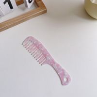 Simple Style Marble Acetic Acid Sheets Hair Combs sku image 4