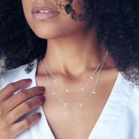 Einfacher Stil Liebe Buchstabe Sterling Silber Überzug Halskette main image 4