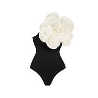 Women's Exaggerated Lady Color Block Flower 1 Piece One Piece main image 4
