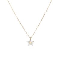 De Gros Sucré Fleur Acier Inoxydable Cristal Artificiel Pendentif sku image 1