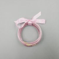 Sweet Bow Knot Silica Gel Christmas Unisex Wristband main image 4