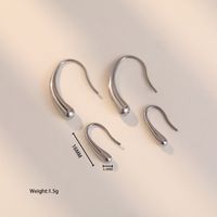 1 Paar Einfacher Stil Irregulär Rostfreier Stahl Ohrhaken sku image 2