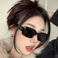 Basic Solid Color Ac Square Patchwork Full Frame Women's Sunglasses main image 4