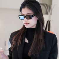 Basic Solid Color Ac Square Patchwork Full Frame Women's Sunglasses main image 6