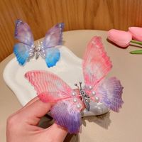 Pastoral Butterfly Cloth Patchwork Hair Clip main image 1