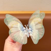 Pastoral Butterfly Cloth Patchwork Hair Clip sku image 4