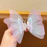 Pastoral Butterfly Cloth Patchwork Hair Clip sku image 6