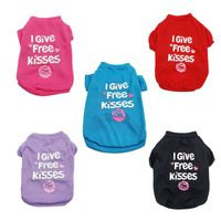 Pet Supplies Pet Clothes Dog Clothing Spring-summer New Type Pet Dog Clothes Vest T-shirt main image 3