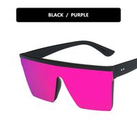 Hip-hop Geometric Pc Square Half Frame Sports Sunglasses sku image 1
