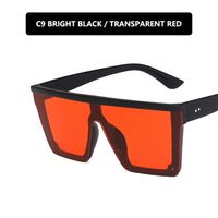 Hip-hop Geometric Pc Square Half Frame Sports Sunglasses sku image 10