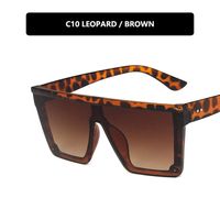 Hip-hop Geometric Pc Square Half Frame Sports Sunglasses sku image 11