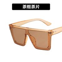 Hip-hop Geometric Pc Square Half Frame Sports Sunglasses sku image 15