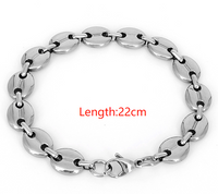 Fashion Titanium Steel No Inlaid Men'S Bracelets sku image 2